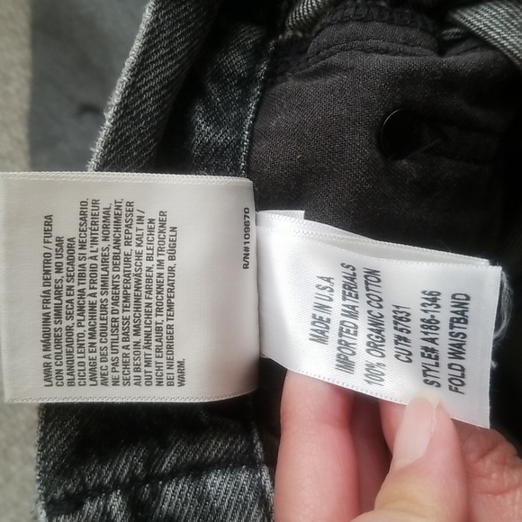 Agolde FOLD WAISTBAND HIGH RISE TAPERED JEAN 27 - Picture 4 of 12